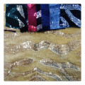 2023 New Design Fashion Sequin Fabric Velvet Multi Fabric Turke